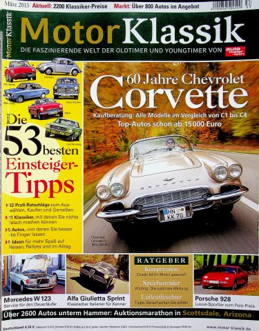 Deckblatt Motor Klassik (03/2013)